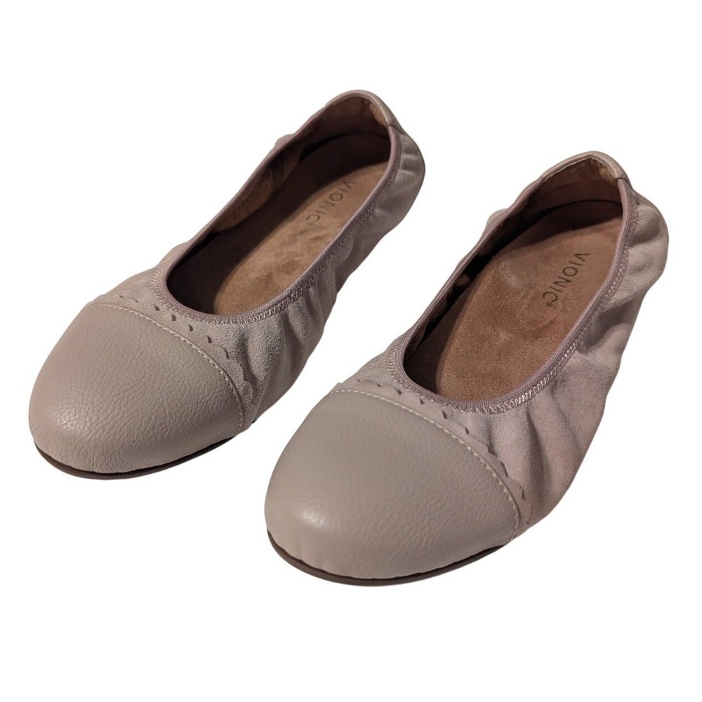 Vionic Women's Ballet Flats in Light Taupe